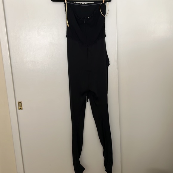 CATHERINE MALANDRINO, Silk Strapless Jumpsuit - Picture 7 of 9